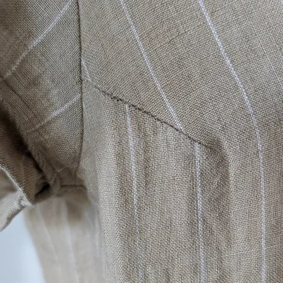 Pyne & Smith no. 16 in Creme Pinstripe, size Small - Picture 4 of 8